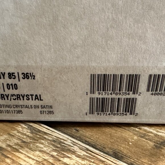 Jimmy Choo Romy Ivory Shooting Crystals on Satin - Picture 10 of 12